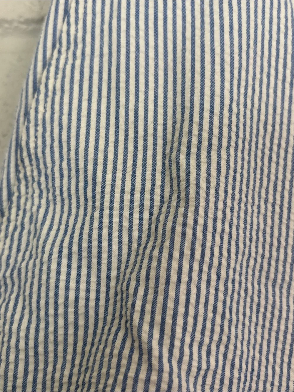 J.Crew Blue Pinstriped Seersucker Shorts size 36
